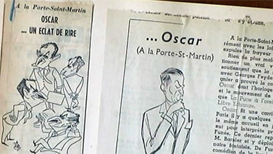Oscar à la porte Saint-Martin